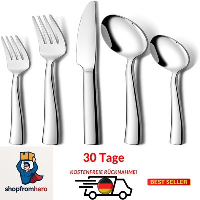 cutlery set for 12 people, 60-piece stainless steel cutlery set, cutlery set ...
