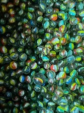 Vintage Colorful Cat s Eye Marbles Sold in Groups Of 30 marbles.