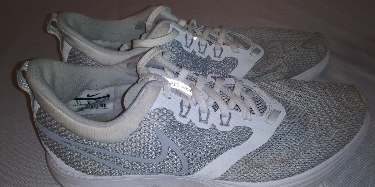Nike Zoom Strike Running Shoes Silver White AJ0188 100 Women s