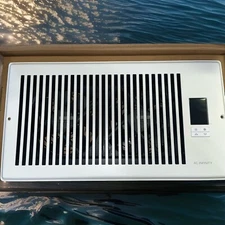 AIRTAP T6, Quiet Register Booster Fan, Heating / Cooling 6 x 12” Registers White