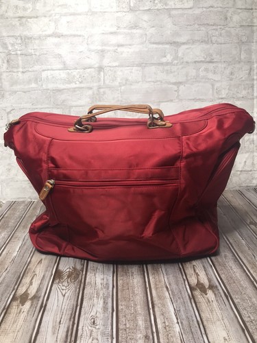 JUMP Paris Carryon Bag Vintage Cassis Riviera Crimson Red 21” Rare HTF Luggage - Picture 2 of 14