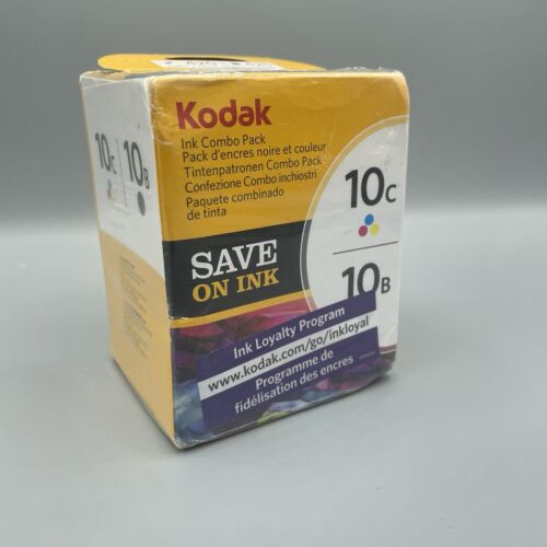 KODAK 10C 10B INK CARTRIDGES COLOUR BLACK COMBO PACK *BRAND NEW & SEALED* - Picture 2 of 4