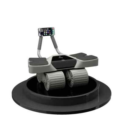Royal Blaze 4-Wheel Abdominal Roller Elbow Support Anti-Slip Exercise Machine