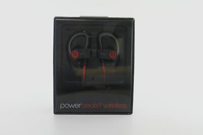 Beats by Dr. Dre Powerbeats2 MHBE2PA/A … Boxed Dr. Dre Beats Powerbeats2 Wireless Earbuds - Black (MHBE2AM