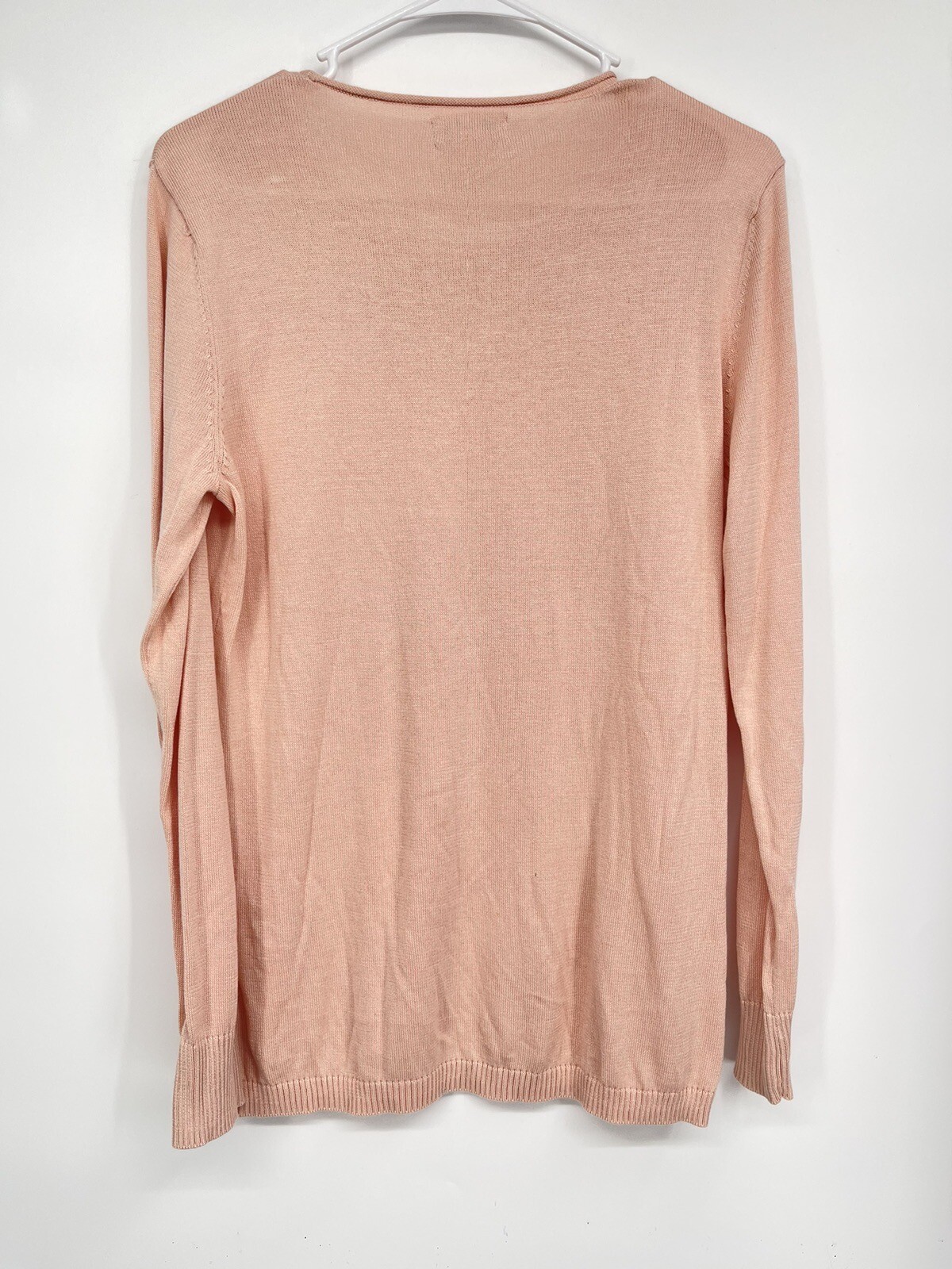 CALVIN KLEIN Women's Lightweight Pink SPARKLE Sweater Sz M thumbnail 6