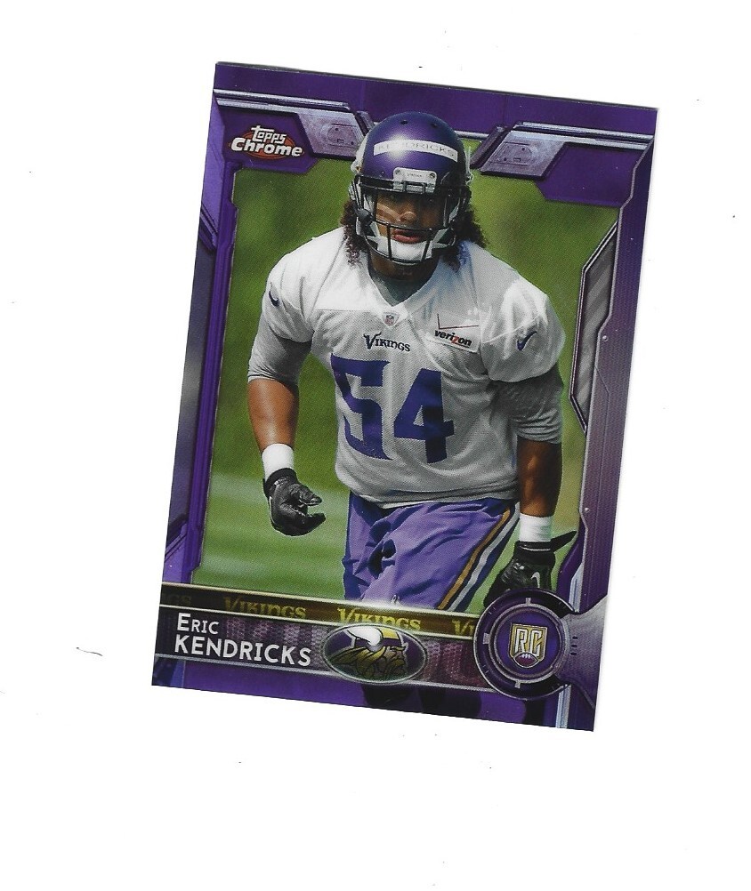 2015 Topps Chrome Purple Refractors #181 Eric Kendricks RC  MINNESOTA VIKINGS