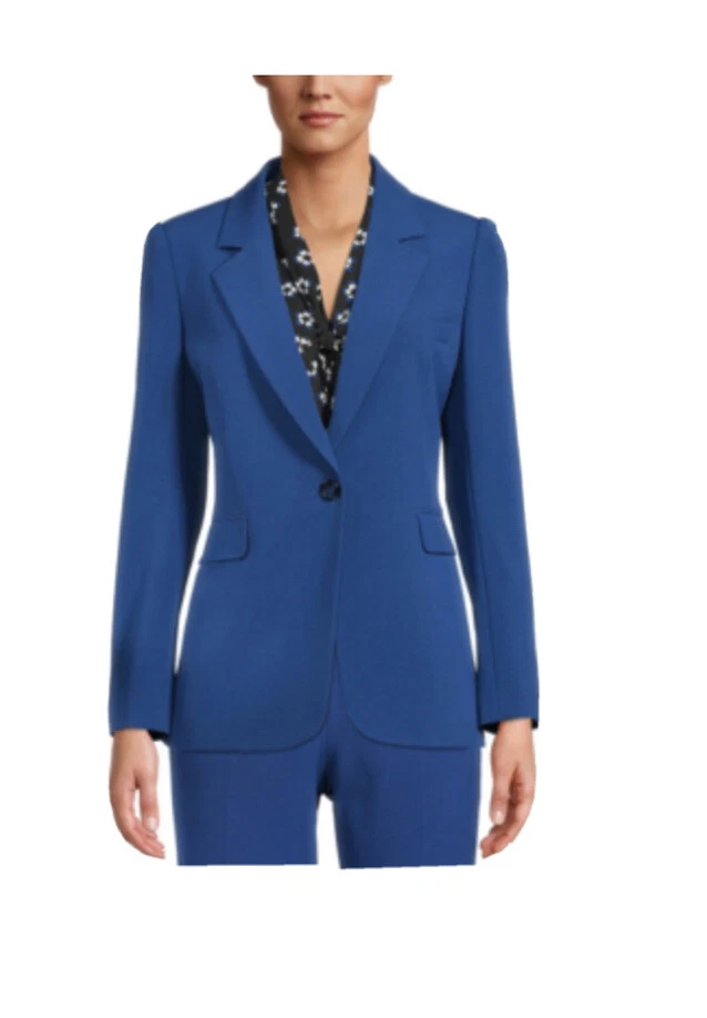 bar III Women Notched One button Blazer Separate Suite Jacket