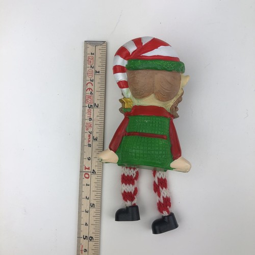 Vintage Decorative Christmas elf Figurine Festive Ornament Shelf Sitter - Picture 5 of 5