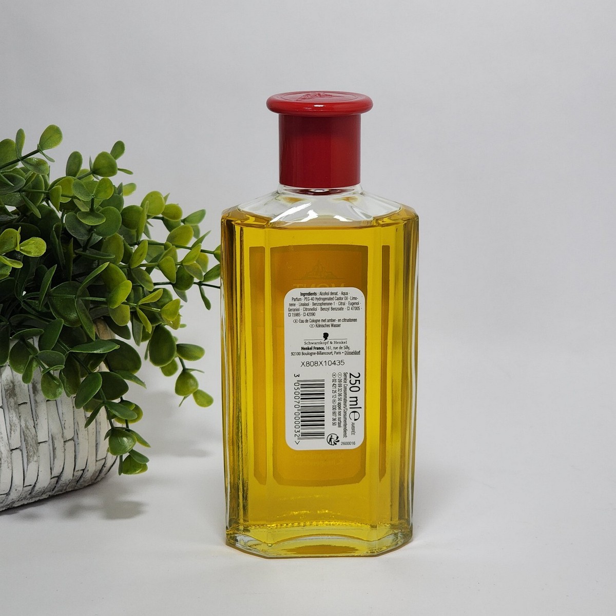Ancienne Bouteille Eau De Cologne Mont St Michel - Verre - Bouchon Bakélite Noire - Vide