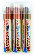 Zig Woodcraft Stain Markers Lot Set Big & Broad Tip Walnut Cherry Antique Maple