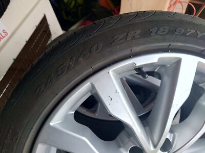 Bridgestone 245/40R18 Tire Audi A4 sport wheels with tires. Fits 
