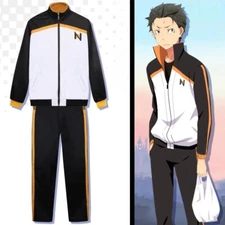 RE0 Natsuki Subaru Same Style Cos Hoodie Jacket Set Pants Top Autumn Outfit