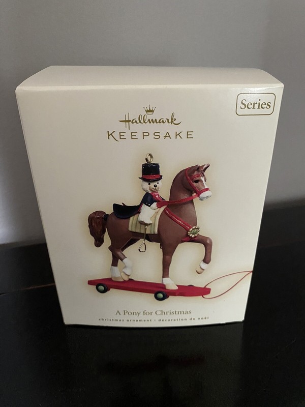 Hallmark Keepsake Ornament 2008 A Pony for Christmas #11 In The Series- NEW