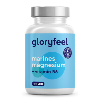 Magnesium Marine + Vitamin B6 -  Elementes Magnesium (oxid) aus Meersalz