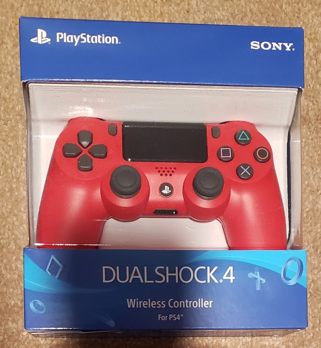 DualShock 4 Wireless Controller for PlayStation 4 - Magma Red