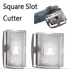2PK Stainless Steel Square Cutter For Electrical Box Drywall Outlet Cutout Tool