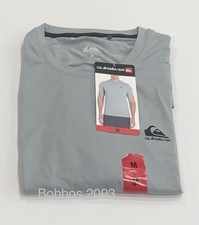 Quiksilver Men s Regular Fit 4-Way Stretch Moisture Wicking Tee, Gray, Size M