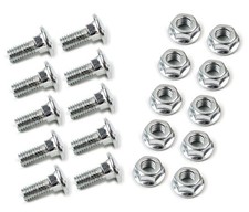 20 Pcs Track Bolt Garage Door Hardware Screw Nuts 5/16 x 5/8 Inch