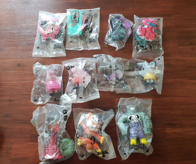 Burger King OVP Konvolut 11 Teile Barbie Peppa Pig Kung Fu Panda Trolls neu