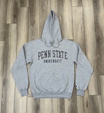 Penn State University PSU Champion Gray Hoodie Sweatshirt Pullover Mens Sz Small