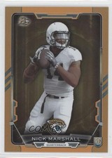 2015 Bowman Rookies Orange Rainbow Foil 44/299 Nick Marshall #109 0l2