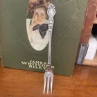 New ListingWallace Art Noveau Seafood Cocktail Fork Sterling Violet Pattern  1893