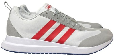 Adidas Sneakers EE9728 Mens 12 Grey Red Retro Running Casual Streetwear Run 60s adidas Run 60s HK White Red Grey for Sale | Authenticity  main image 3