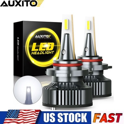 AUXITO 9012 HIR2 LED Headlight Bulbs High Low white Super Bright Beam 80000LM