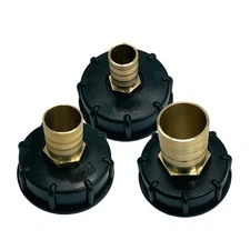 IBC Water Tank Outlet Fitting Connector Adapter 1/2" 3/4" 1" Brass Fittings