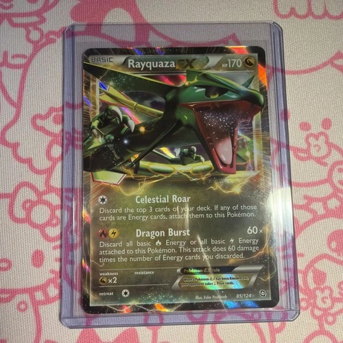 New ListingRayquaza EX 85/124 Dragons Exalted Ultra Rare Card