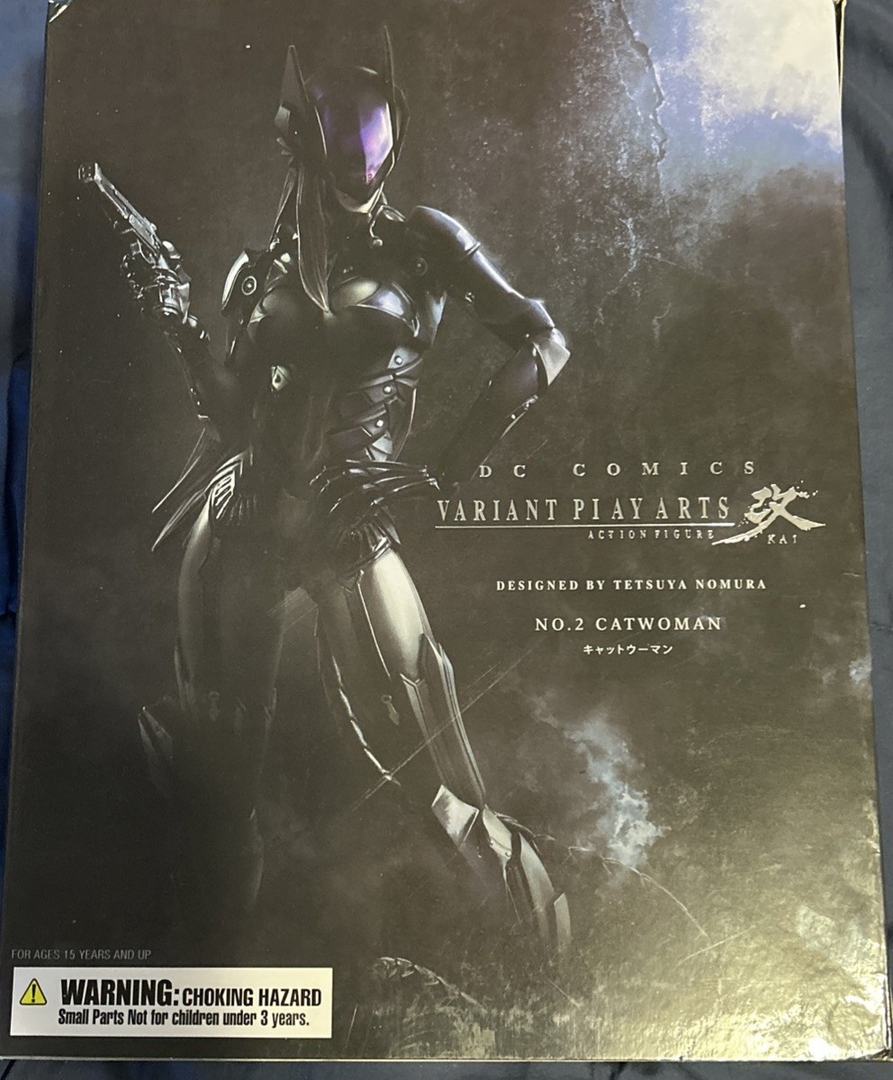 Play Arts Kai Catwoman Tetsuya Nomura Action Figure Model 
