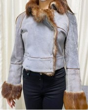 USED EXCELLENT CONDITION FENDI JACKET, FUR VERYGOOD