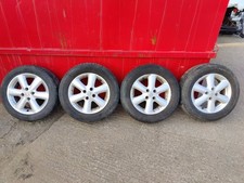 Nissan Note Alloy Wheels and Tyres 15 Inch 185 65 15 7mm 6.5J ET45 4x100 06-12
