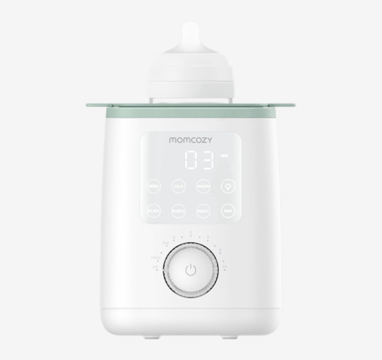 Nutri Bottle Warmer, 9-In-1 Baby Bottle Warmer with Night Li
