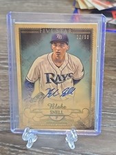 2016 Topps Five Star Gold /50 Blake Snell #FSA-BSN Rookie Auto RC ON CARD 
