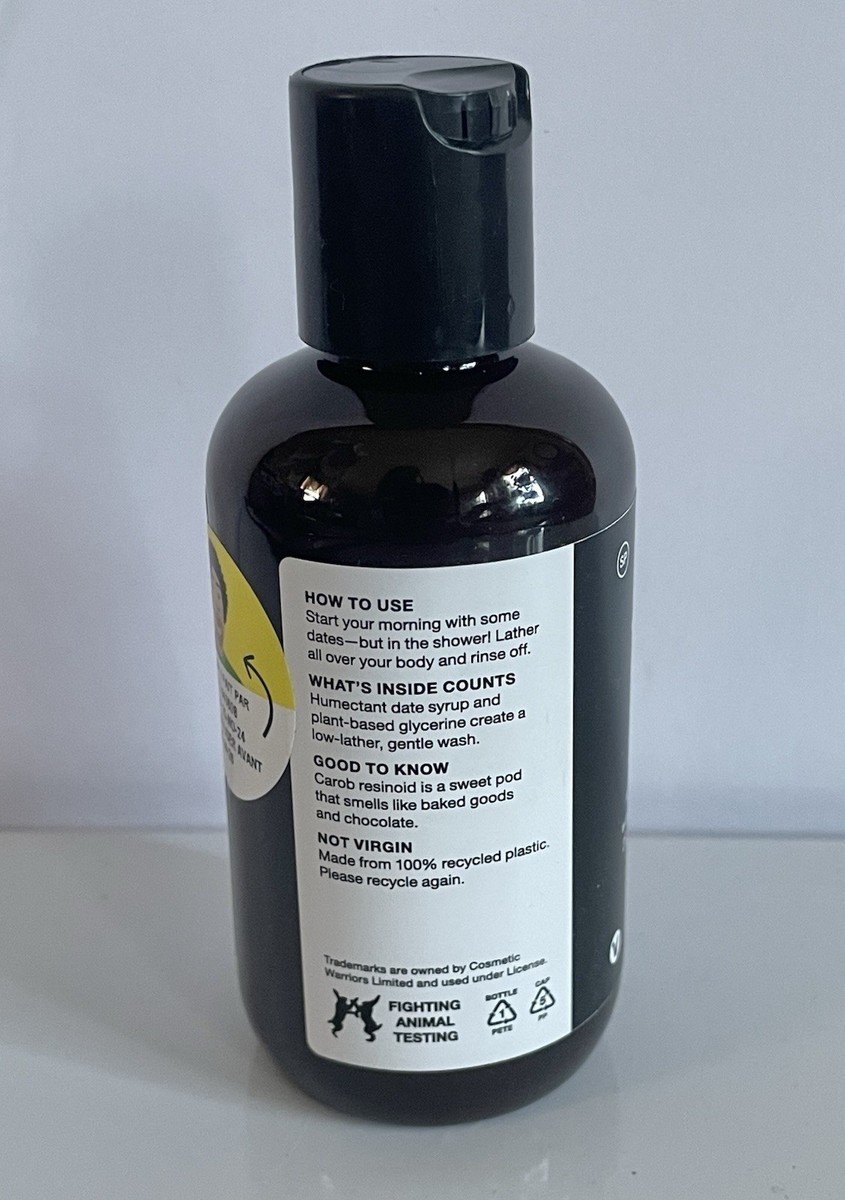 LUSH Sticky Dates Set Shower Gel 3.3oz HTF Travel Size EXP