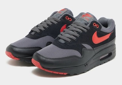 Nike Air Max 1 ESS Vamps Bred Black Grey University Red FZ5808-008