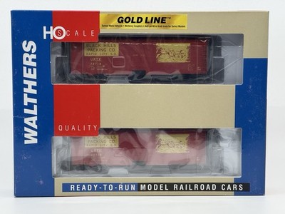 HO Walthers 932-22580 Black Hills Packing Co. 40  Meat Reefer (2-Pack) URTX