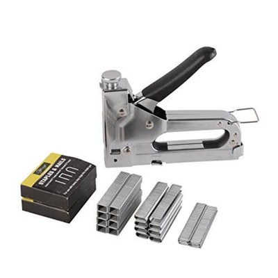 eZthings Staple Gun Stapler Tool Set - 3 in 1 Heavy Duty kit with 2400 Staples,