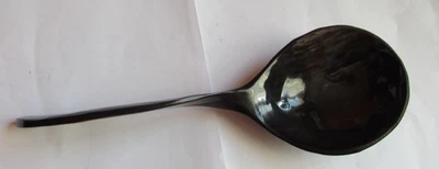 GRANDE CUILLERE / LOUCHE " en CORNE DE ZEBU " Fait main DE MADAGASCAR NEUF - Photo 1/4