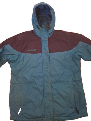 Columbia Sportswear Damen Türkis/Blau Windbreaker Hoodie Gr. M Brandneu