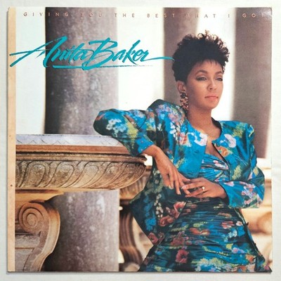 80'S R&B - ANITA BAKER - GIVING YOU THE BEST THAT I GOT LP - OG ELEKTRA IMPORT