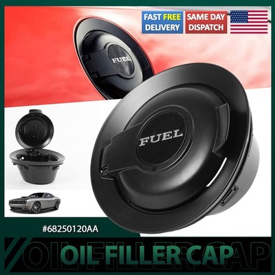 Fuel Gas Door Lid Vapor Edition Gloss Black FOR DODGE CHALLENGER 68250120AA