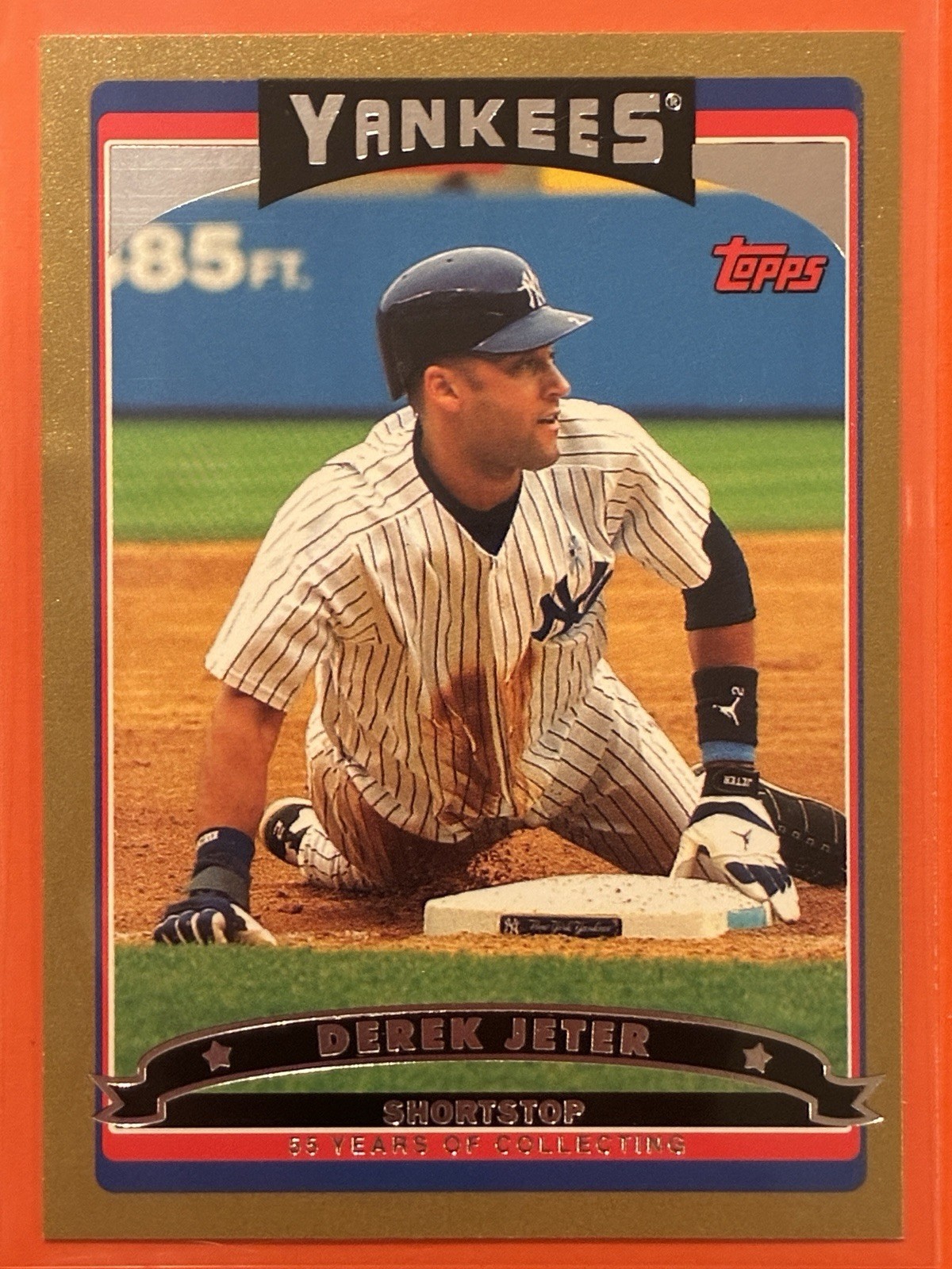 2006 Topps Derek Jeter Gold /2006 #500 Baseball New York Yankees