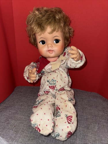 Vtg EEGEE'S POSI PLAYMATE 16" Doll Vinyl Face/Posable Soft Foam Body TLC - Picture 2 of 9