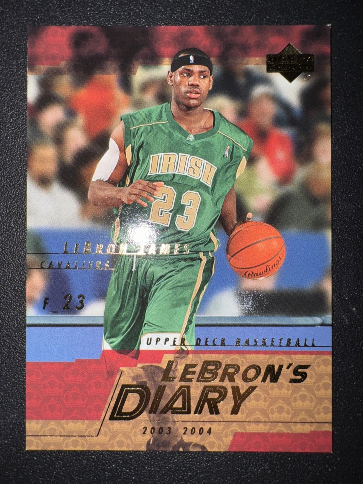 2003-04 Upper Deck Lebron’s Diary #LJ2 Lebron James RC Rookie Cavaliers Lakers