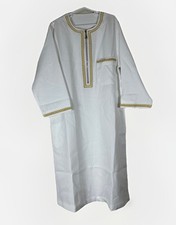 Boys Kaftan Robe Dubai Arab Thobe Saudi Jubba Abaya Caftan Dress Size 120 7-8Y