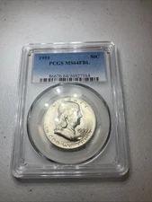 1959 Franklin PCGS MS64 FBL