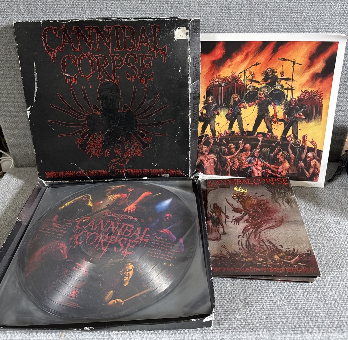 Cannibal Corpse / Buchered at Birth 帯付き Cannibal Corpse Dead Human Collection Incomplete Box Set