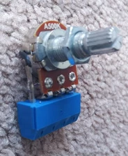 SOLDERLESS Guitar Wiring EZ-INSTALL A500K Volume Pot Potentiometer 4T DIY *NEW*